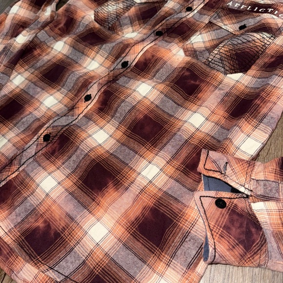 Affliction • Indian Chief Plaid Button Down - Picture 4 of 9